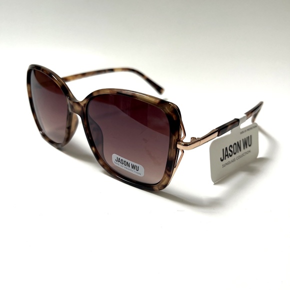 NWT Original JASON WU Butterfly Sunglasses Tortoise Shell Brown Classic Acetate